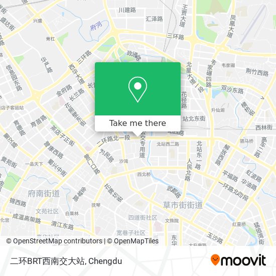 二环BRT西南交大站 map