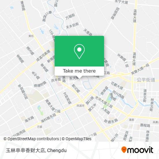 玉林串串香财大店 map