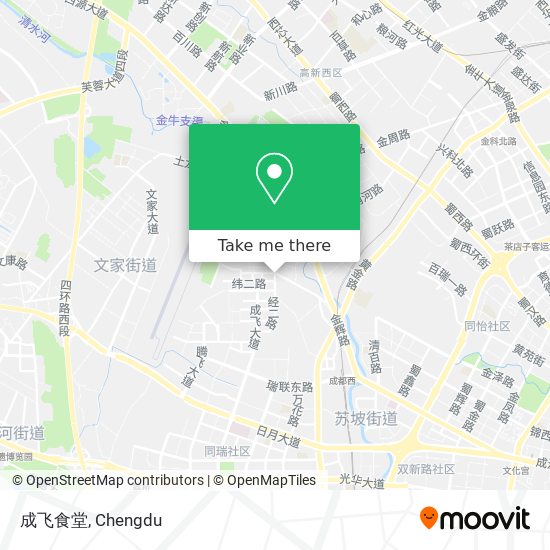 成飞食堂 map