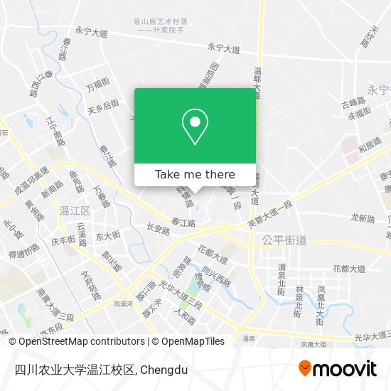 四川农业大学温江校区 map