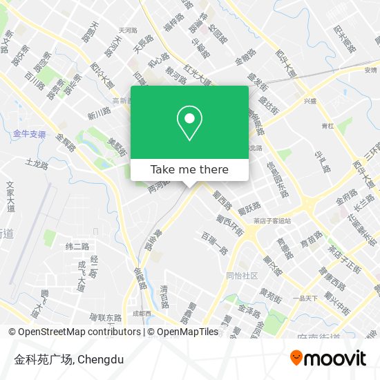 金科苑广场 map