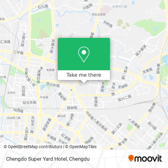 Chengdo Super Yard Hotel map