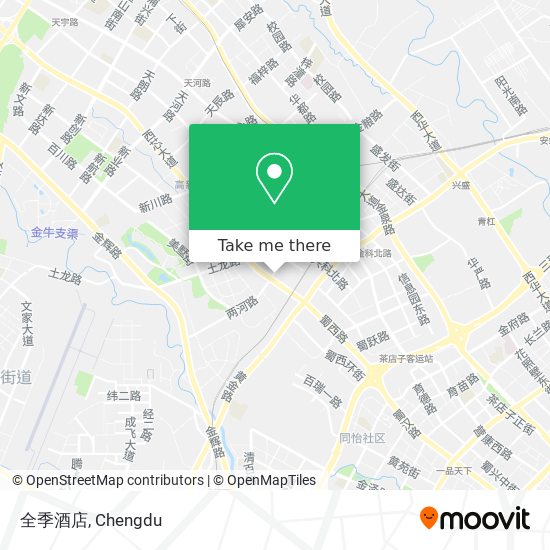 全季酒店 map