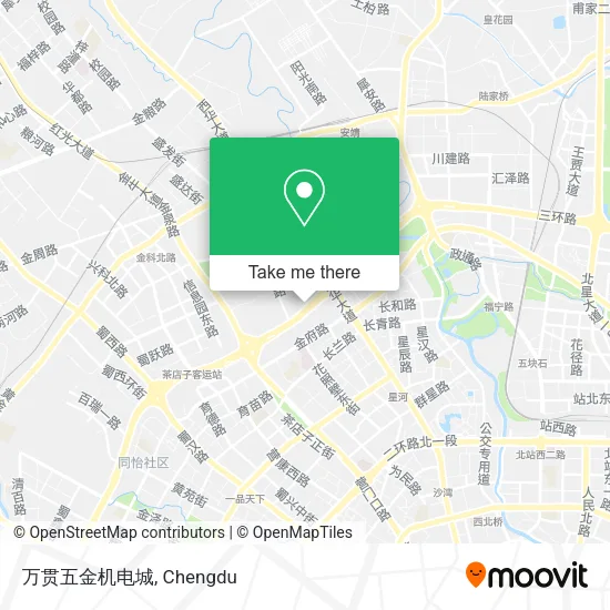 万贯五金机电城 map