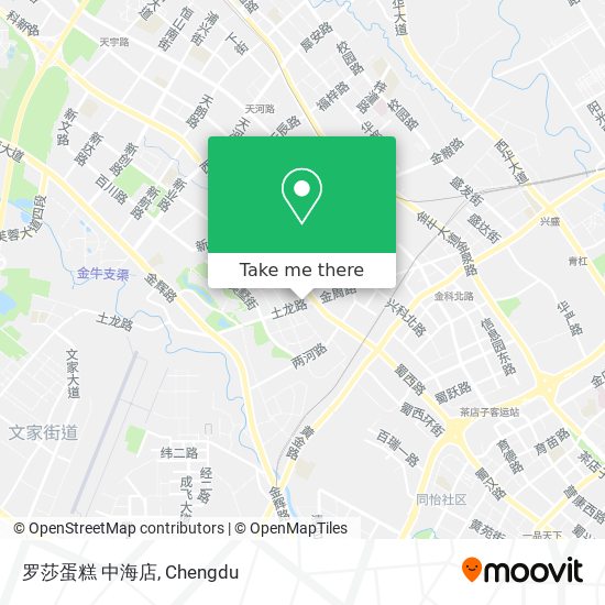 罗莎蛋糕 中海店 map