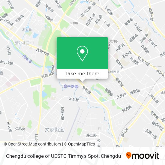 Chengdu college of UESTC Timmy's Spot map