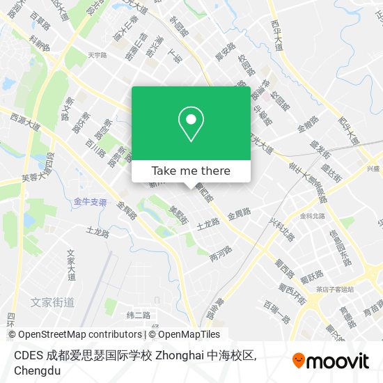 CDES 成都爱思瑟国际学校 Zhonghai 中海校区 map