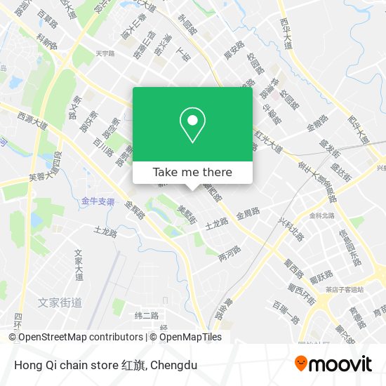 Hong Qi chain store 红旗 map
