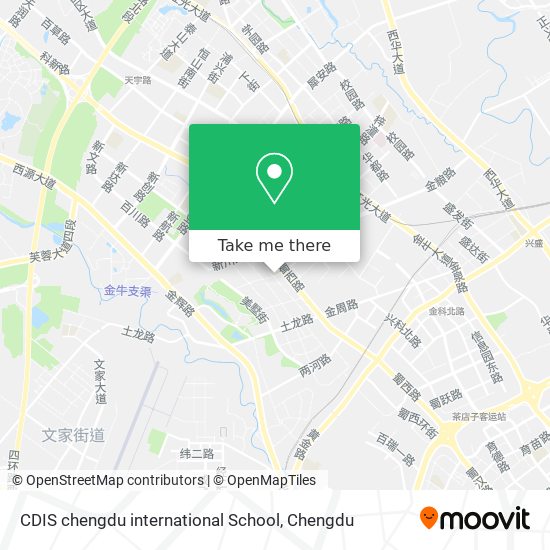 CDIS chengdu international School map
