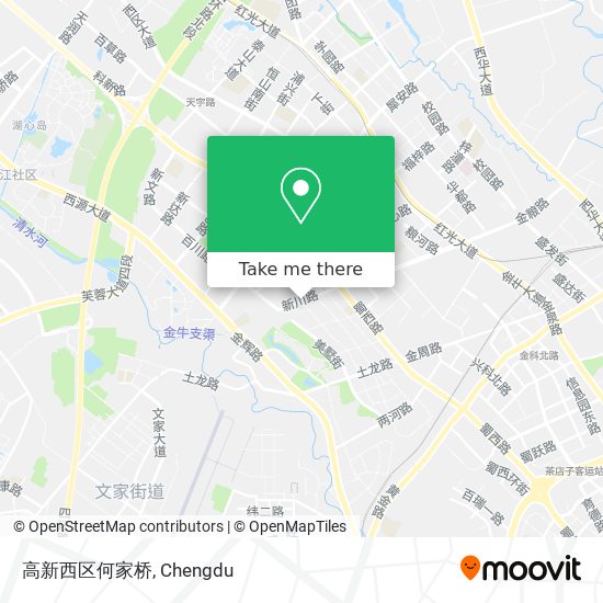 高新西区何家桥 map