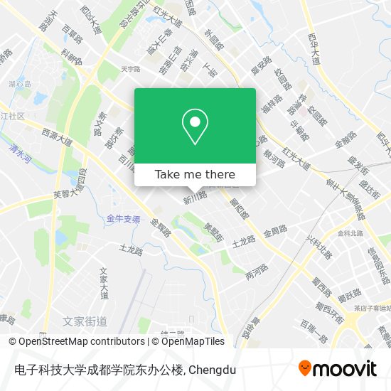 电子科技大学成都学院东办公楼 map