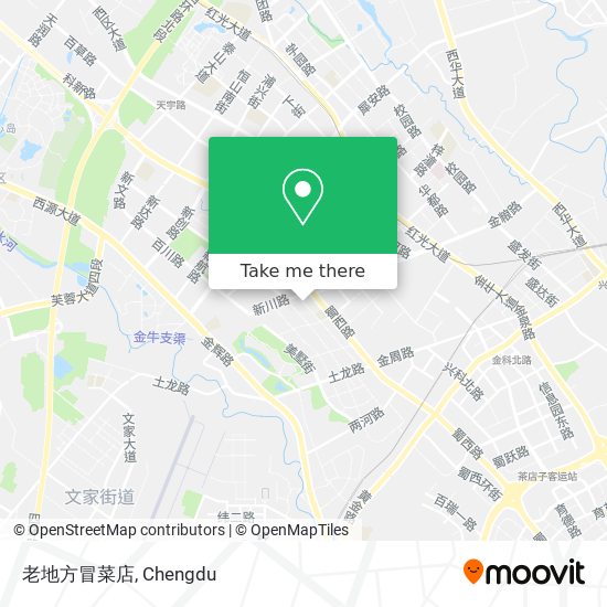 老地方冒菜店 map