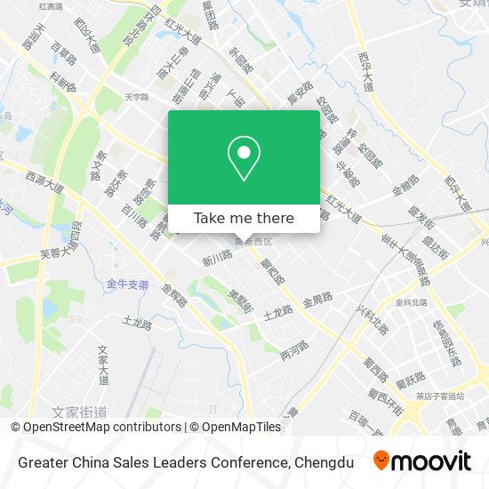 Greater China Sales Leaders Conference map