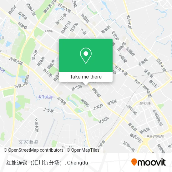 红旗连锁（汇川街分场） map
