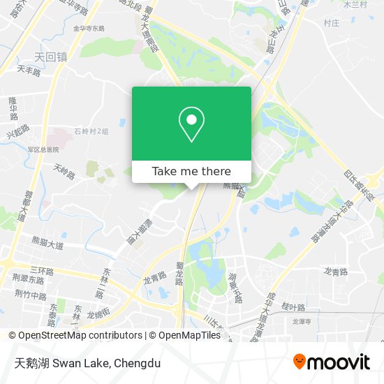 天鹅湖 Swan Lake map