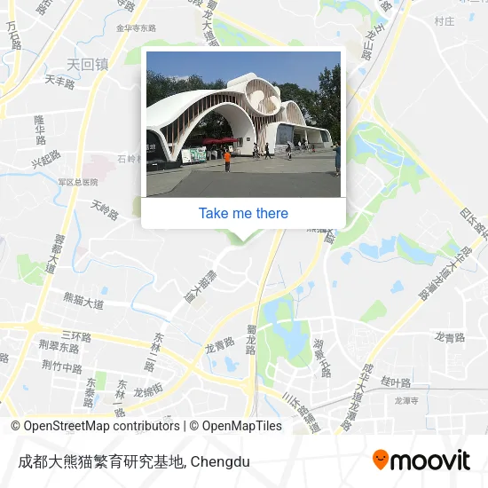成都大熊猫繁育研究基地 map