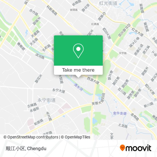 顺江小区 map