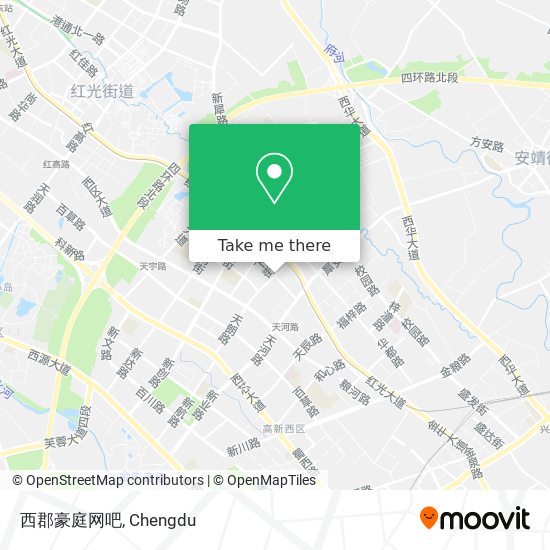 西郡豪庭网吧 map