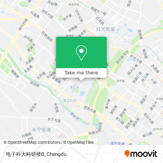电子科大科研楼B map