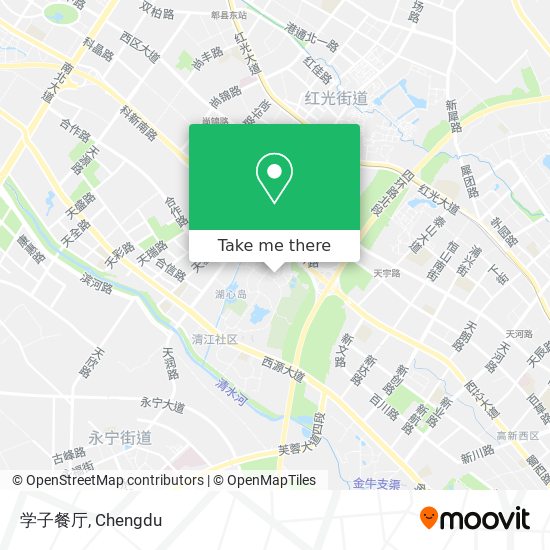 学子餐厅 map