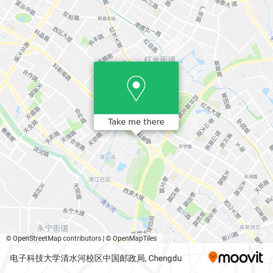 电子科技大学清水河校区中国邮政局 map