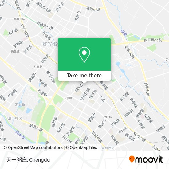 天一粥庄 map