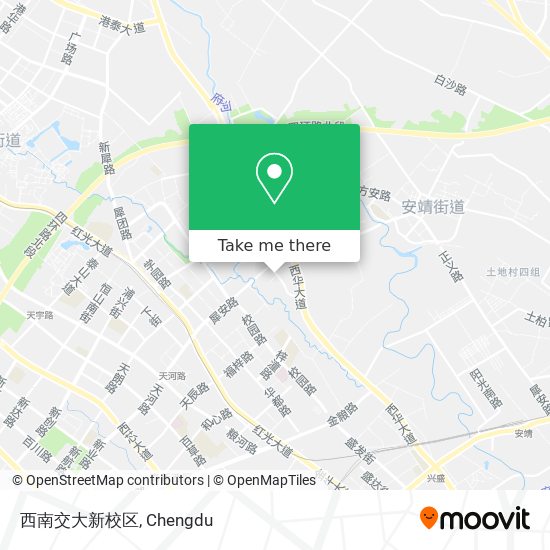 西南交大新校区 map