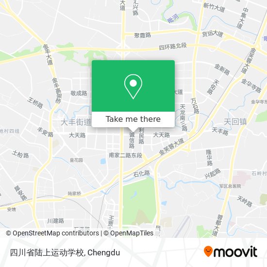 四川省陆上运动学校 map