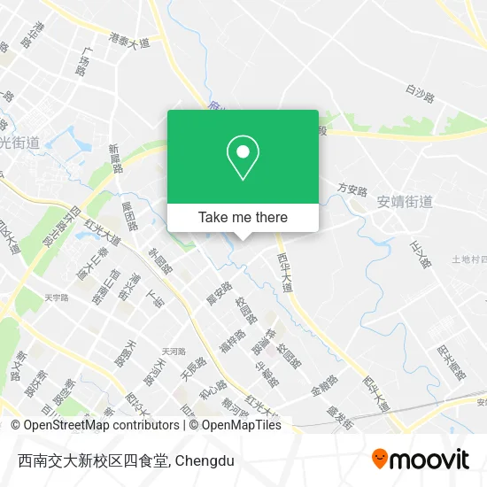 西南交大新校区四食堂 map