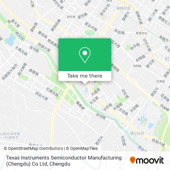 Texas Instruments Semiconductor Manufacturing (Chengdu) Co Ltd map