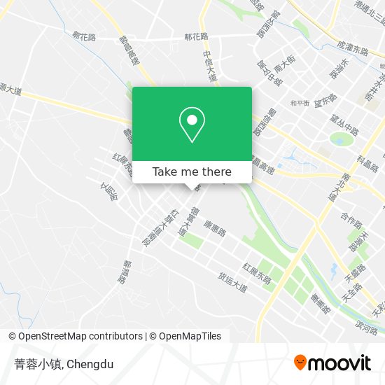菁蓉小镇 map
