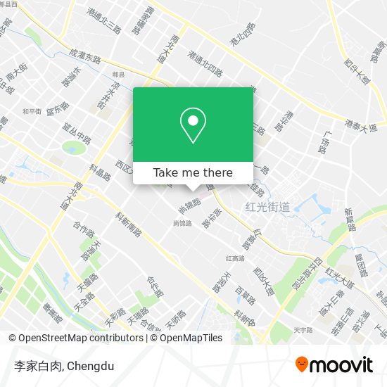 李家白肉 map