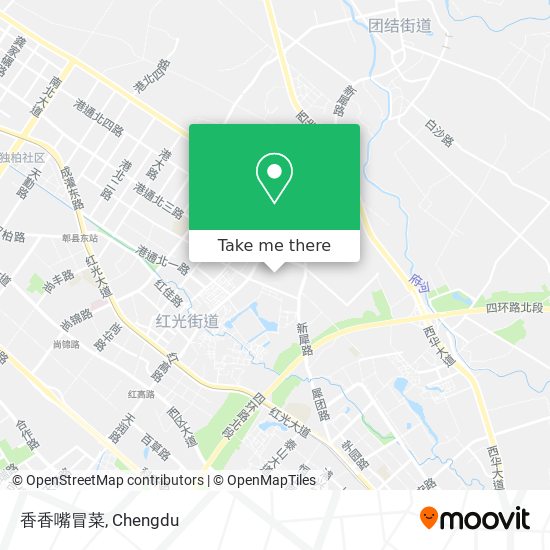 香香嘴冒菜 map