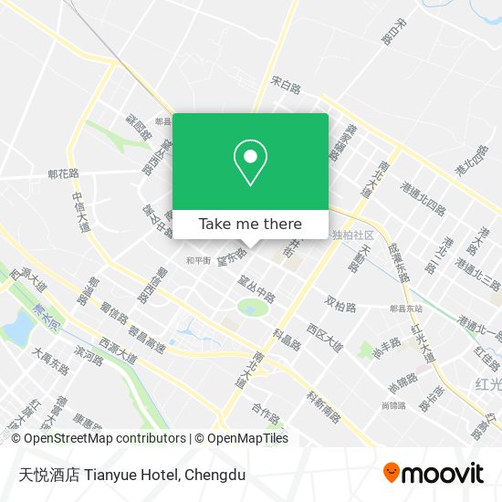 天悦酒店 Tianyue Hotel map