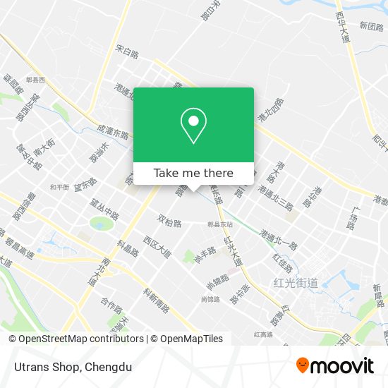 Utrans Shop map
