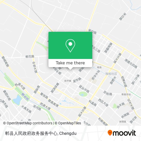 郫县人民政府政务服务中心 map