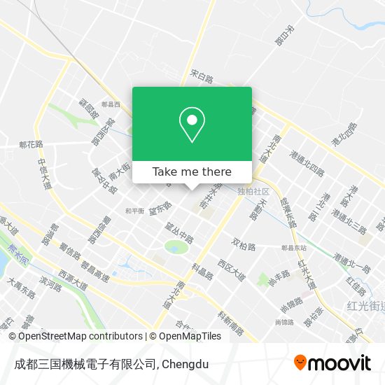 成都三国機械電子有限公司 map