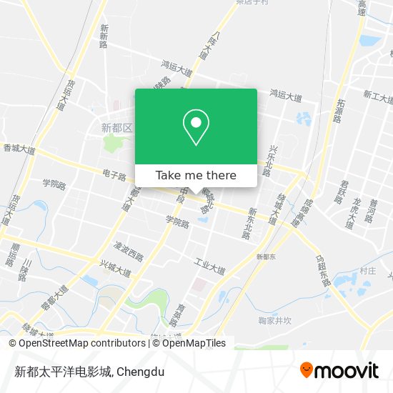 新都太平洋电影城 map