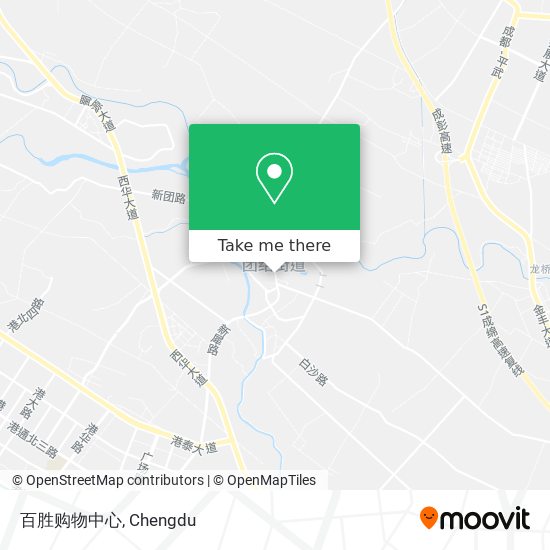 百胜购物中心 map