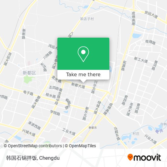 韩国石锅拌饭 map