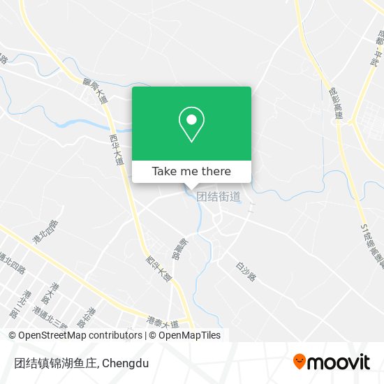 团结镇锦湖鱼庄 map