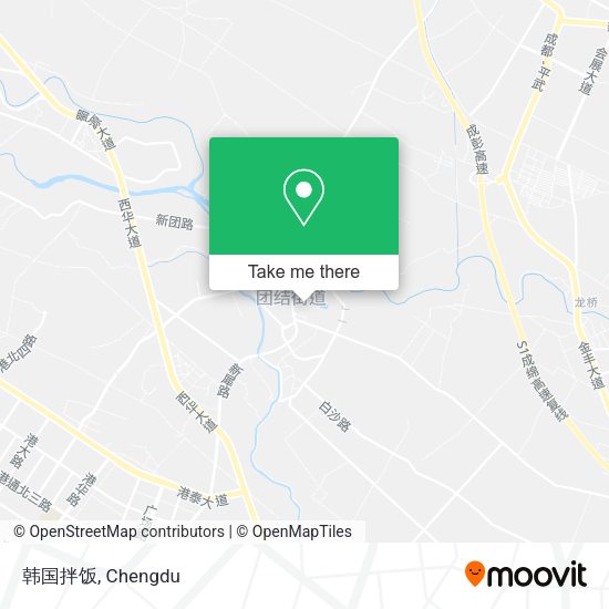 韩国拌饭 map