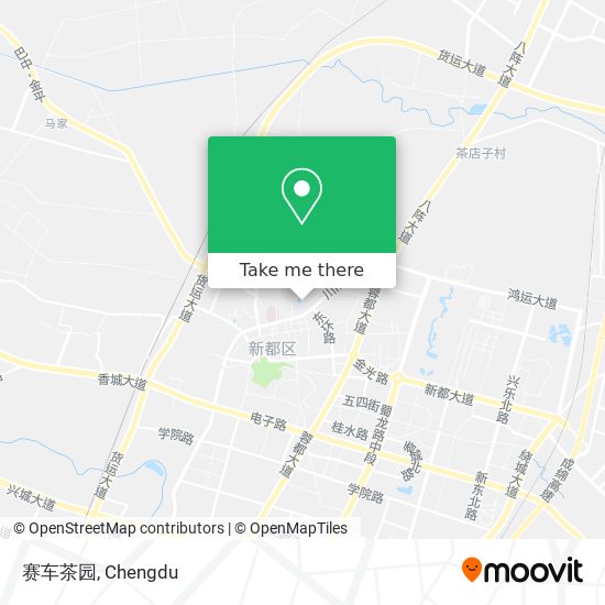 赛车茶园 map