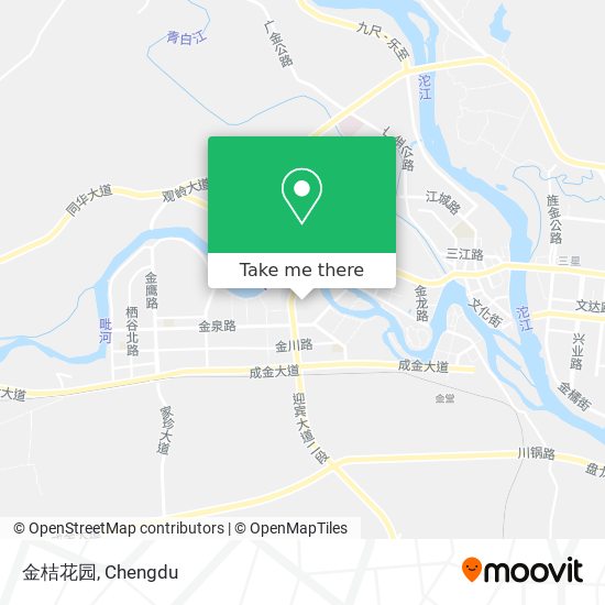 金桔花园 map