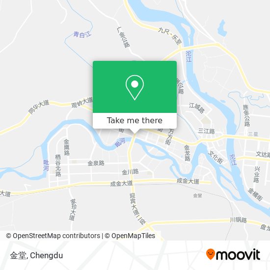 金堂 map