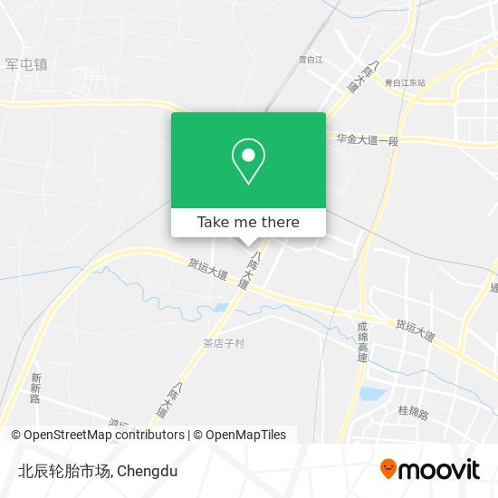 北辰轮胎市场 map