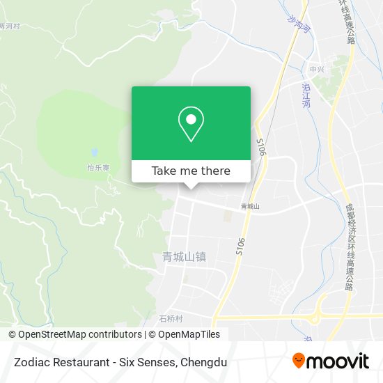 Zodiac Restaurant - Six Senses map