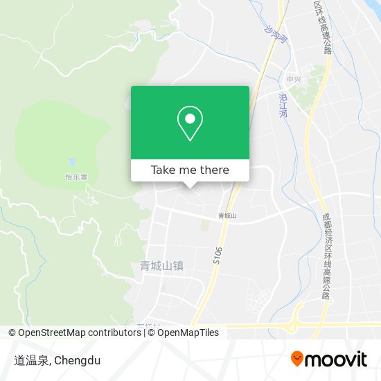 道温泉 map
