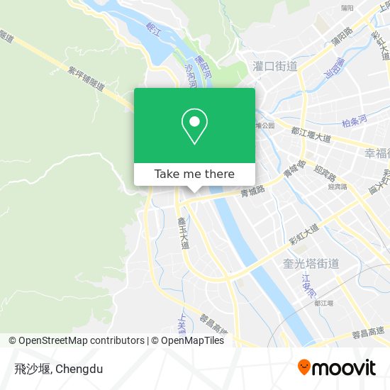 飛沙堰 map