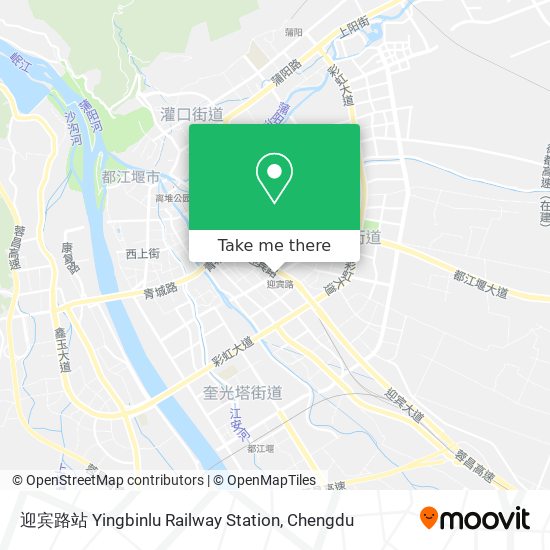 迎宾路站 Yingbinlu Railway Station map